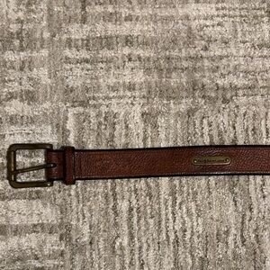 Ralph Lauren brown Leather Belt by Fossil
